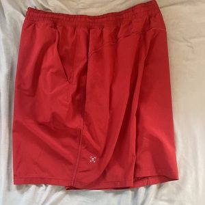 Red Lulu Shorts